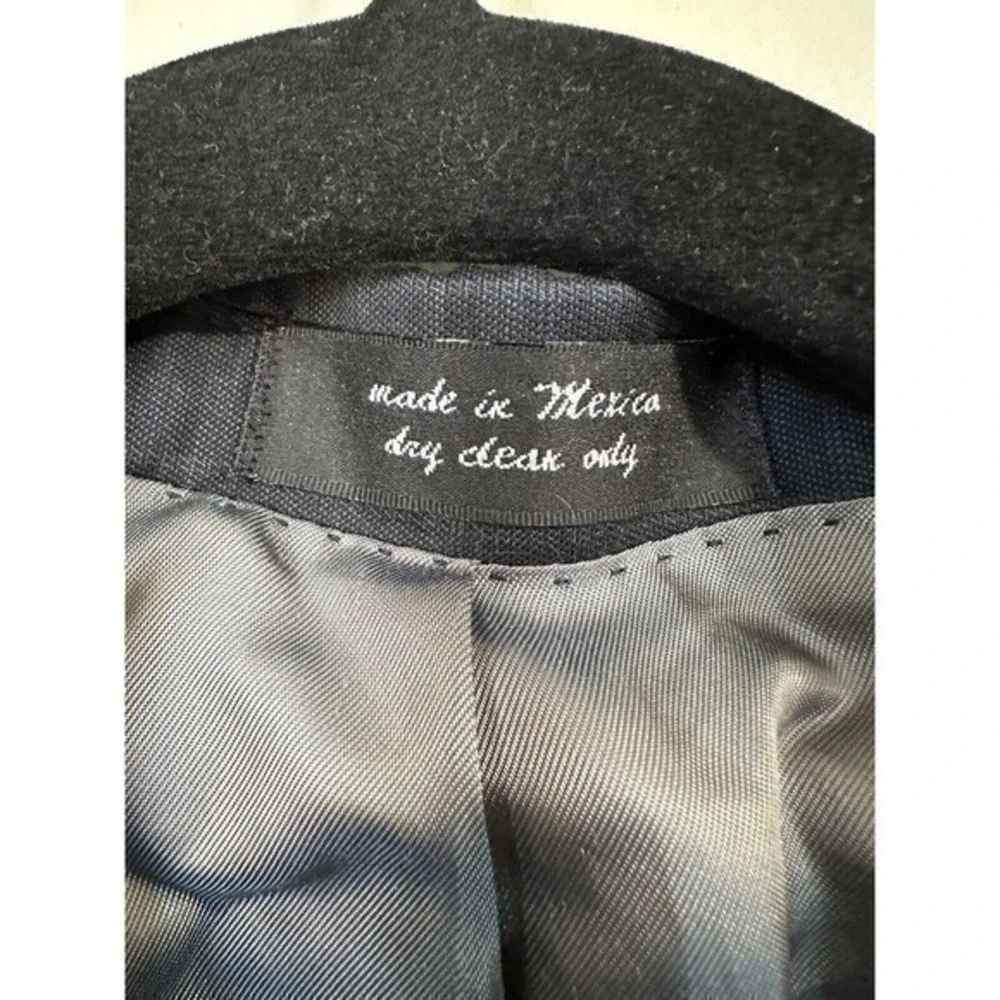 Andrew Fezza Men's‎ Blazer Sport coat Jacket  armpit to armpit 45 inches Blue